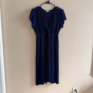 Baltic Born Blue Pleated Midi Dress